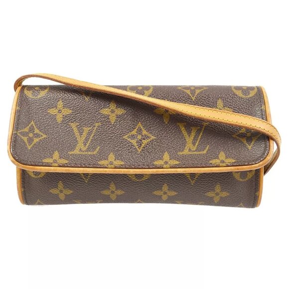 LOUIS VUITTON POCHETTE TWIN PM SHOULDER BAG MONOGRAM - Picture 1 of 8